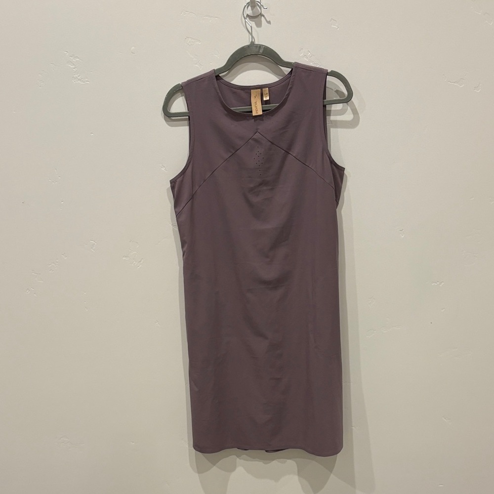 Chic Sleeveless Purple Mini Dress